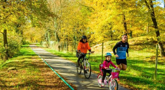 Una escapada familiar en bicicleta